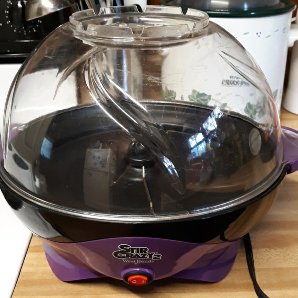 Stir crazy 2 popcorn popper from west bend